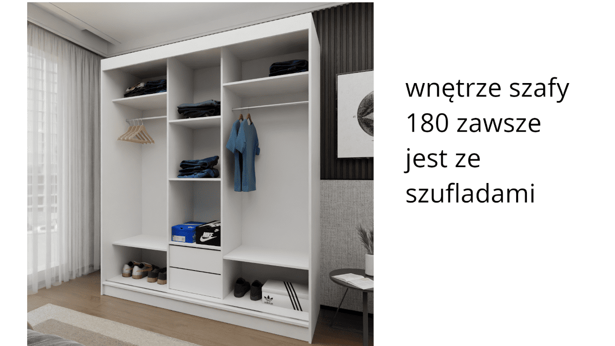 Szafa Przesuwna Tanna z Lacobel