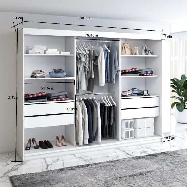Szafa Przesuwna PRESTIGE LAMEL - obrazek 10